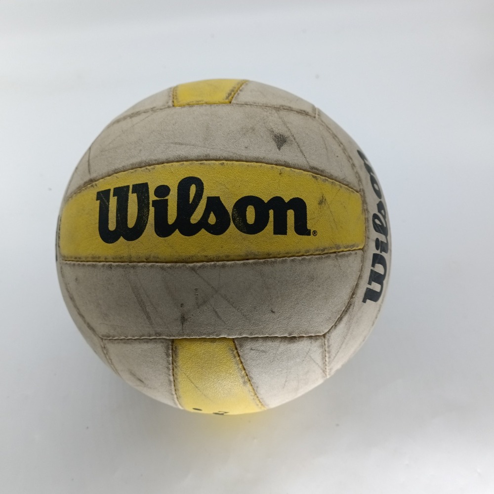Wilson AVP Official Beach Volleyball White Yellow H4305 Leonard Armato